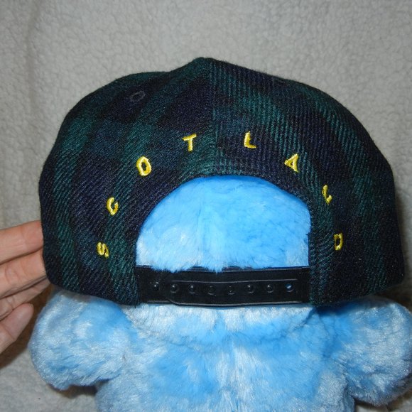 St Andrews Scotland The Old Course Hat Cap Tartan plaid golf embroidery Snapback - Picture 4 of 5